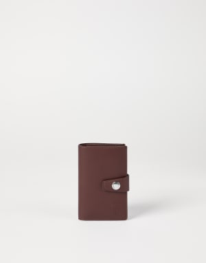 Calfskin wallet Brown Man - Brunello Cucinelli