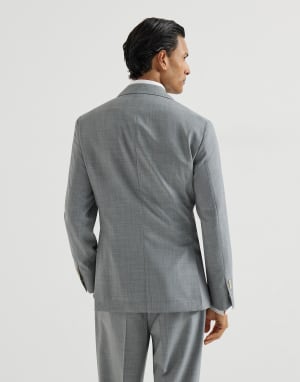 Chaqueta de lana virgen Gris Hombre - Brunello Cucinelli