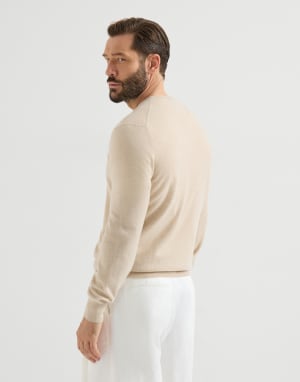 Pullover aus Kaschmir Sand Herren - Brunello Cucinelli