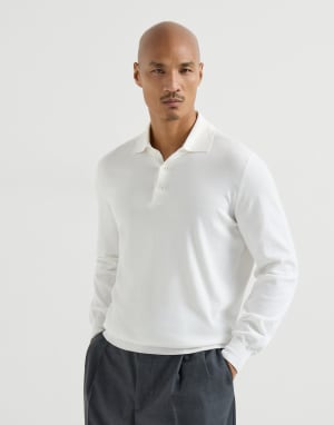 Polo-style sweater Panama Man - Brunello Cucinelli