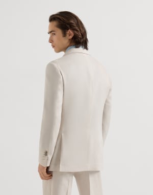 Blazer with peak lapel Buff Man - Brunello Cucinelli