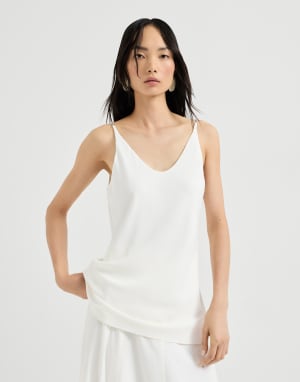 ブルネロクチネリ キャミソール トップス レディーストップ、Tシャツ、ポロシャツ | Brunello Cucinelli
