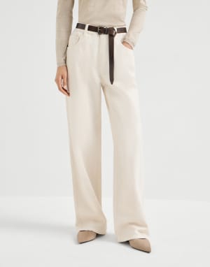 Pantalón Contemporary Panamá Mujer - Brunello Cucinelli