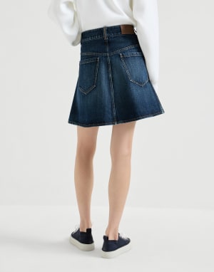 Denim mini skirt Denim Woman - Brunello Cucinelli
