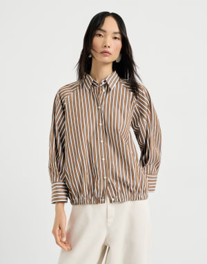 レディース シルク＆コットンシャツ | Brunello Cucinelli
