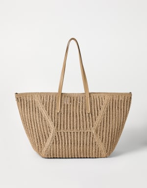 Techno raffia BC Duo bag Rope Woman - Brunello Cucinelli
