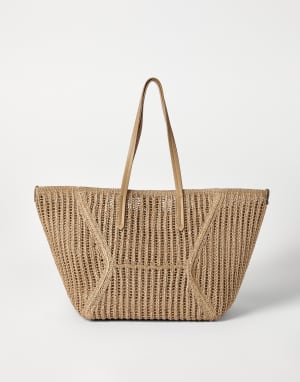 Techno raffia BC Duo bag Rope Woman - Brunello Cucinelli