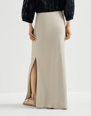 Bias-cut skirt Buff Woman - Brunello Cucinelli