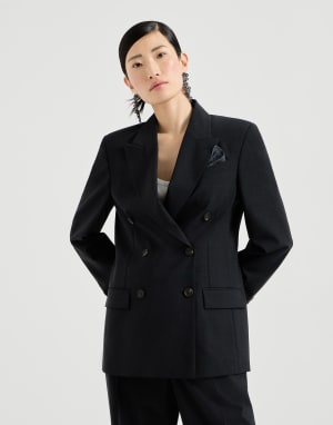 Veste avec Monile Lignite Femme - Brunello Cucinelli