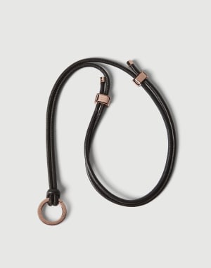 Glasses cord with monili Brown Woman - Brunello Cucinelli