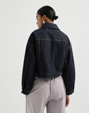Denim jacket Denim Woman - Brunello Cucinelli