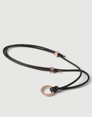 Glasses cord with monili Brown Woman - Brunello Cucinelli