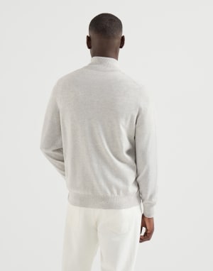 Cardigan aus Kaschmir Nebel Herren - Brunello Cucinelli
