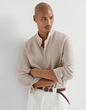 Linen shirt Yuta Man - Brunello Cucinelli