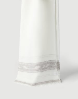 Linen scarf Panama Man - Brunello Cucinelli