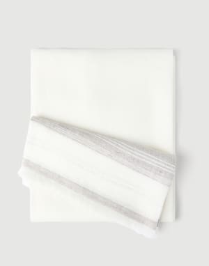 Linen scarf Panama Man - Brunello Cucinelli