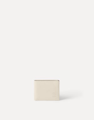 Calfskin wallet Chalk Man - Brunello Cucinelli