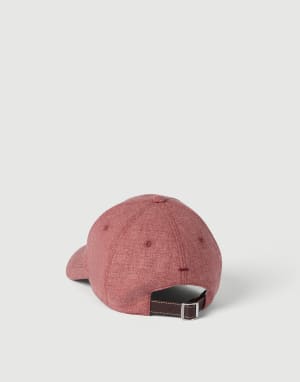 Gorra de béisbol con bordado Coral Hombre - Brunello Cucinelli
