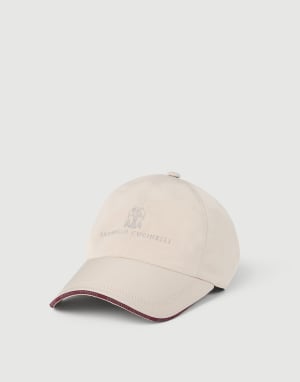 Gorra de béisbol con logotipo Panamá Hombre - Brunello Cucinelli