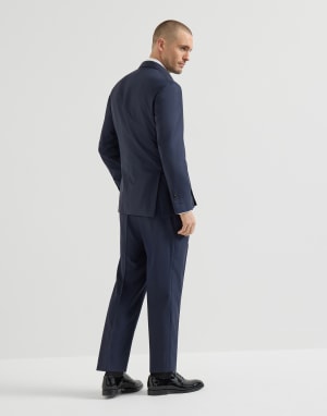 双排扣外套的无尾礼服 海军蓝 男款 - Brunello Cucinelli