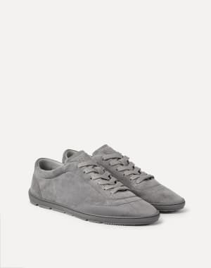 Suede sneakers Grey Man - Brunello Cucinelli