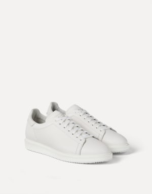 Grained calfskin sneakers White Man - Brunello Cucinelli