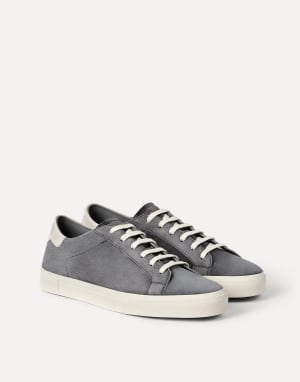 Suede sneakers Medium Grey Man - Brunello Cucinelli