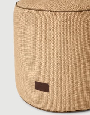 ブルネロクチネリクリーム色のカシミア織りクッション ライフスタイル コレクション | Brunello Cucinelli