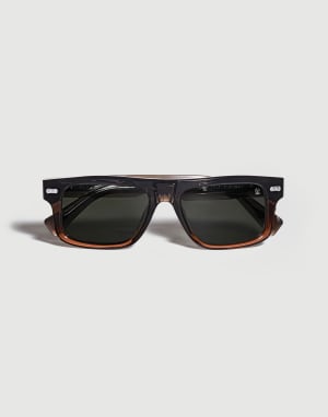 Lunettes de soleil avec verres polarisés Cognac Vintage Lunettes - Brunello Cucinelli