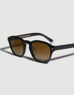 Panto acetate sunglasses Black Eyewear - Brunello Cucinelli