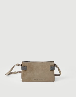 Essence mini shoulder bag Light Brown Woman - Brunello Cucinelli