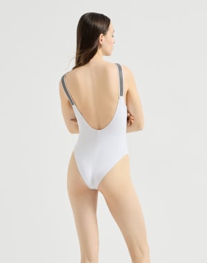 Maillot de bain 1 pièce Blanc Femme - Brunello Cucinelli