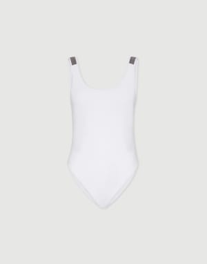 Maillot de bain 1 pièce Blanc Femme - Brunello Cucinelli