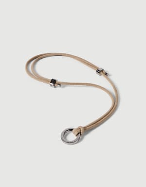 Glasses cord with monili Beige Woman - Brunello Cucinelli