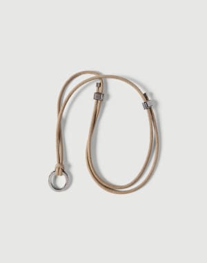 Glasses cord with monili Beige Woman - Brunello Cucinelli