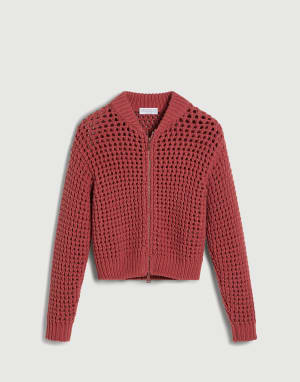 ブルネロクチネリ　ニット　イタリア　カーディガン　麻　レディース BRUNELLO CUCINELLI(ブルネロクチネリ) カーディガン(レディース