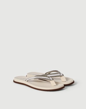 Pool slides Panama Man - Brunello Cucinelli