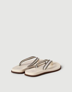 Pool slides Panama Man - Brunello Cucinelli