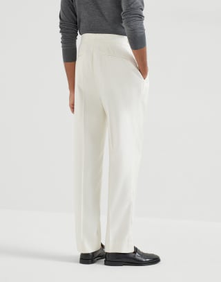 Pantalón para esmoquin Blanco Crudo Hombre - Brunello Cucinelli