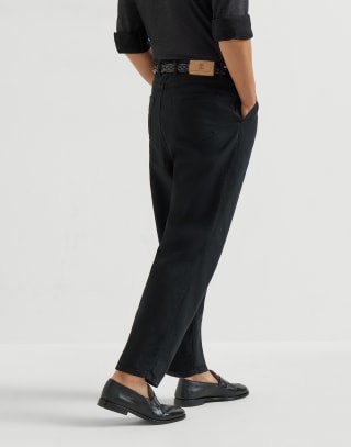 Pantalon en denim léger Noir Homme - Brunello Cucinelli