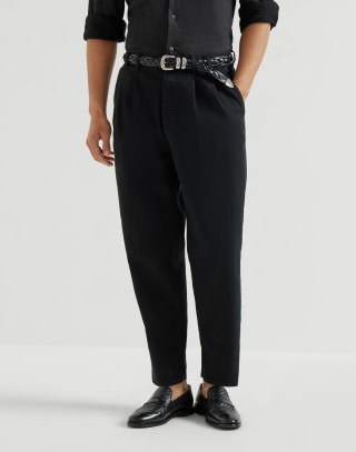 Pantalon en denim léger Noir Homme - Brunello Cucinelli