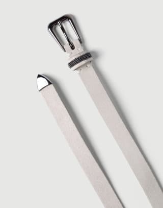 Suede belt Buff Woman - Brunello Cucinelli