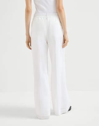 Sartorial track trousers White Woman - Brunello Cucinelli
