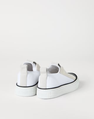 Сникеры с цепочкой Мониль Белый Женщина - Brunello Cucinelli