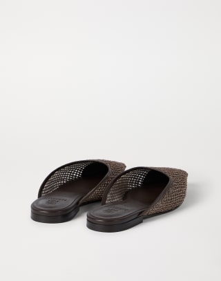 Leather mules Brown Woman - Brunello Cucinelli