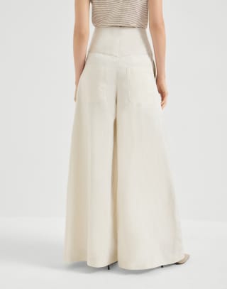 Maxi trousers Butter Woman - Brunello Cucinelli