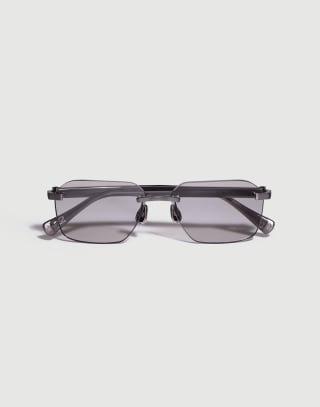 Aperitif-Brille Tyler aus Titan Anthrazit Brillen - Brunello Cucinelli