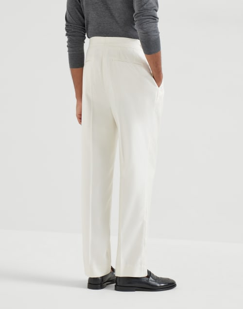 Pantalón para esmoquin Blanco Crudo Hombre - Brunello Cucinelli