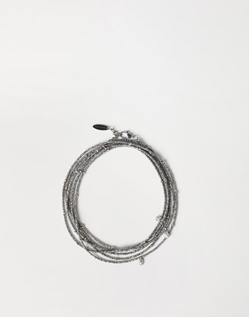 Wrap Bracelet Grey Woman - Brunello Cucinelli
