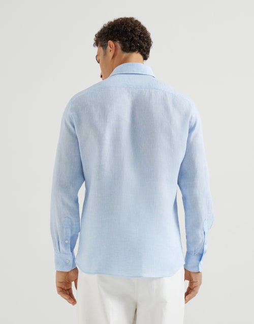 Linen shirt Azure Man - Brunello Cucinelli